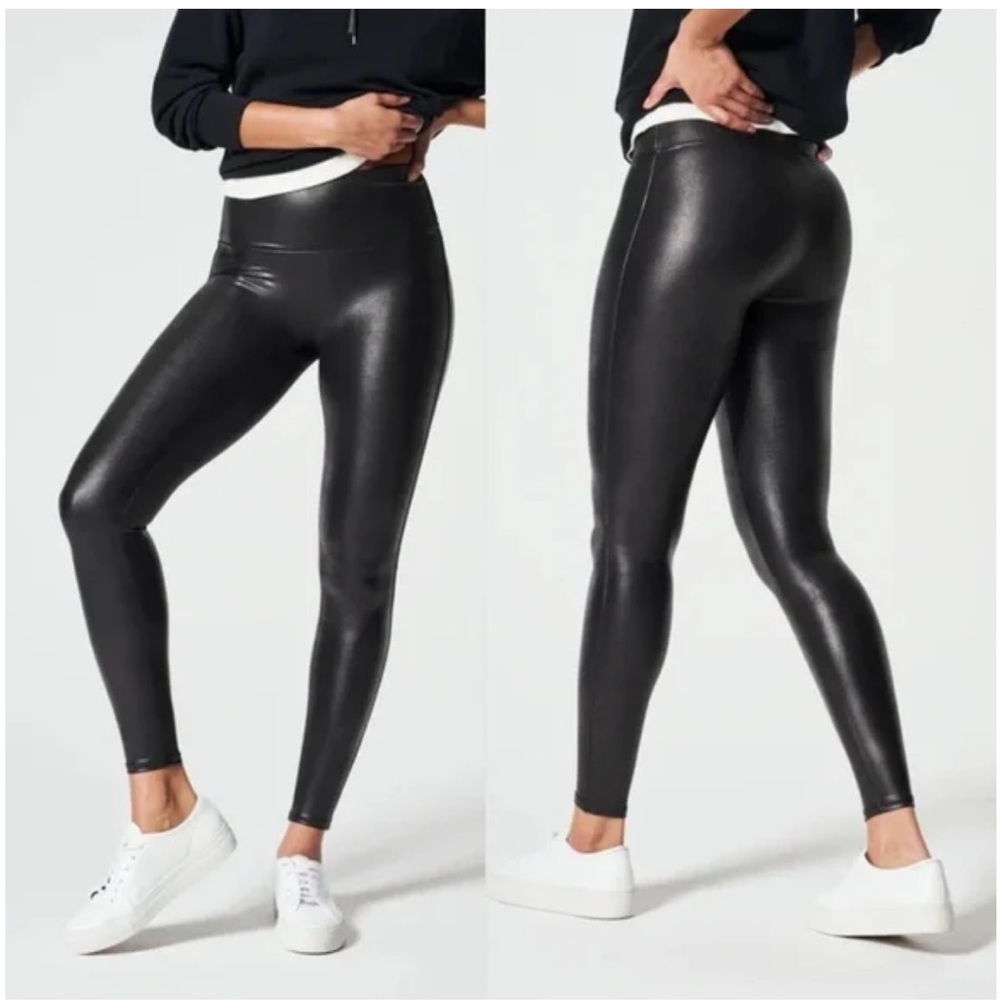 Spanx Faux Leather Leggings